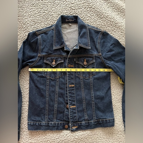 Women’s Blue Earl Jean Denim Jacket in EUC size M - Picture 5 of 6